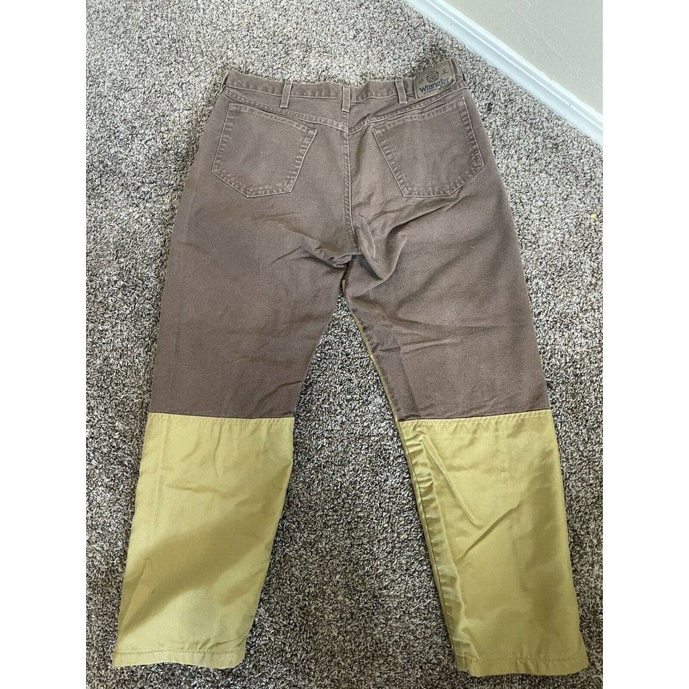 Wrangler Briar Brush Guard Pants 36x30 Body 100% Cotton, Trim 100% Nylon, USA - Picture 8 of 8